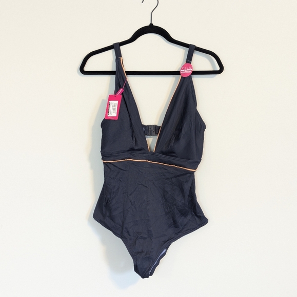 NWT Curvy Kate Navy Swimsuit - Picture 1 of 7